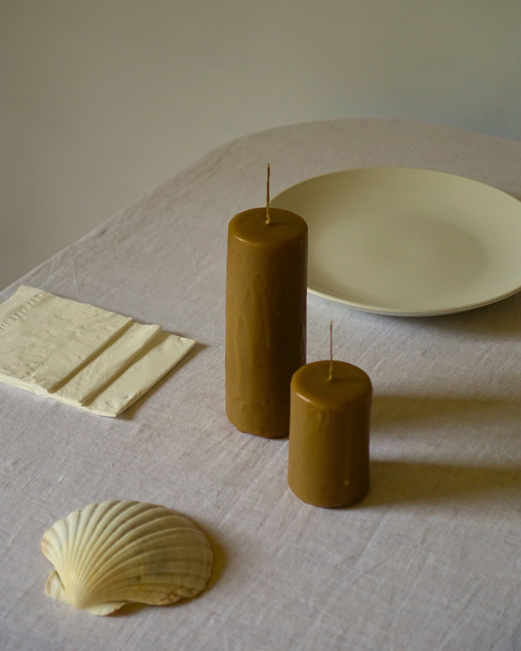 Pure Beeswax Pillar Candles