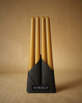 Tall Tapered Beeswax Candles (Set of 4)