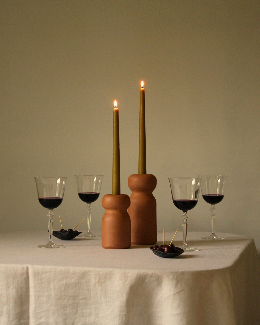 Tall Tapered Beeswax Candle (Set of 4)